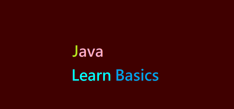 Java Basics