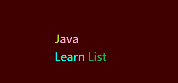 Java List