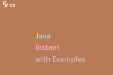 Instant in Java with Examples - Java 147