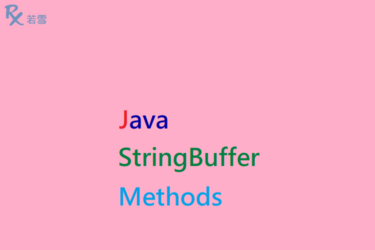 Java StringBuffer Methods - Java 147